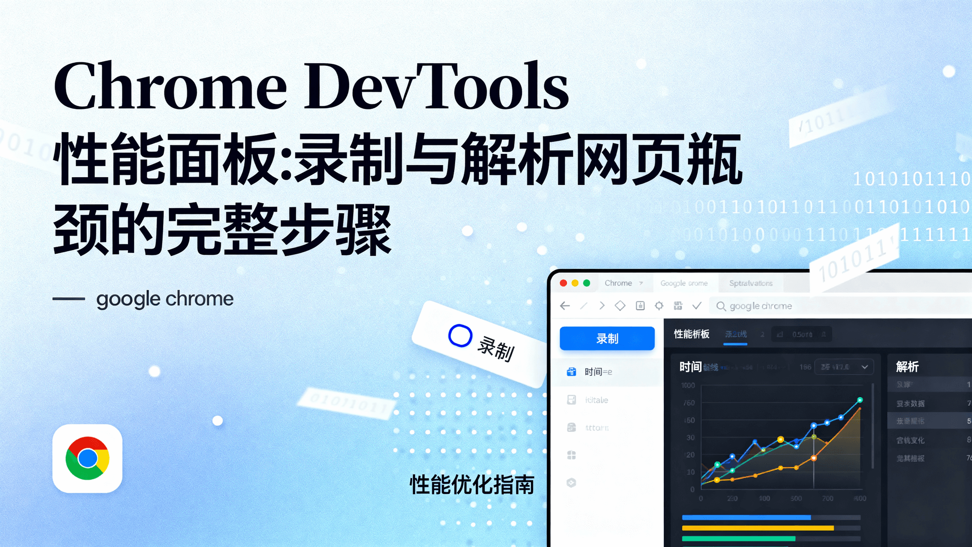 Chrome DevTools 性能面板:录制与解析网页瓶颈的完整步骤